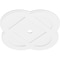 Ekena Millwork Charlotte Architectural Grade PVC Ceiling Medallion, 38"OD x 3"ID x 15 1/4"C x 1"P, One-Piece CMP38CE-03000 - alternate 3